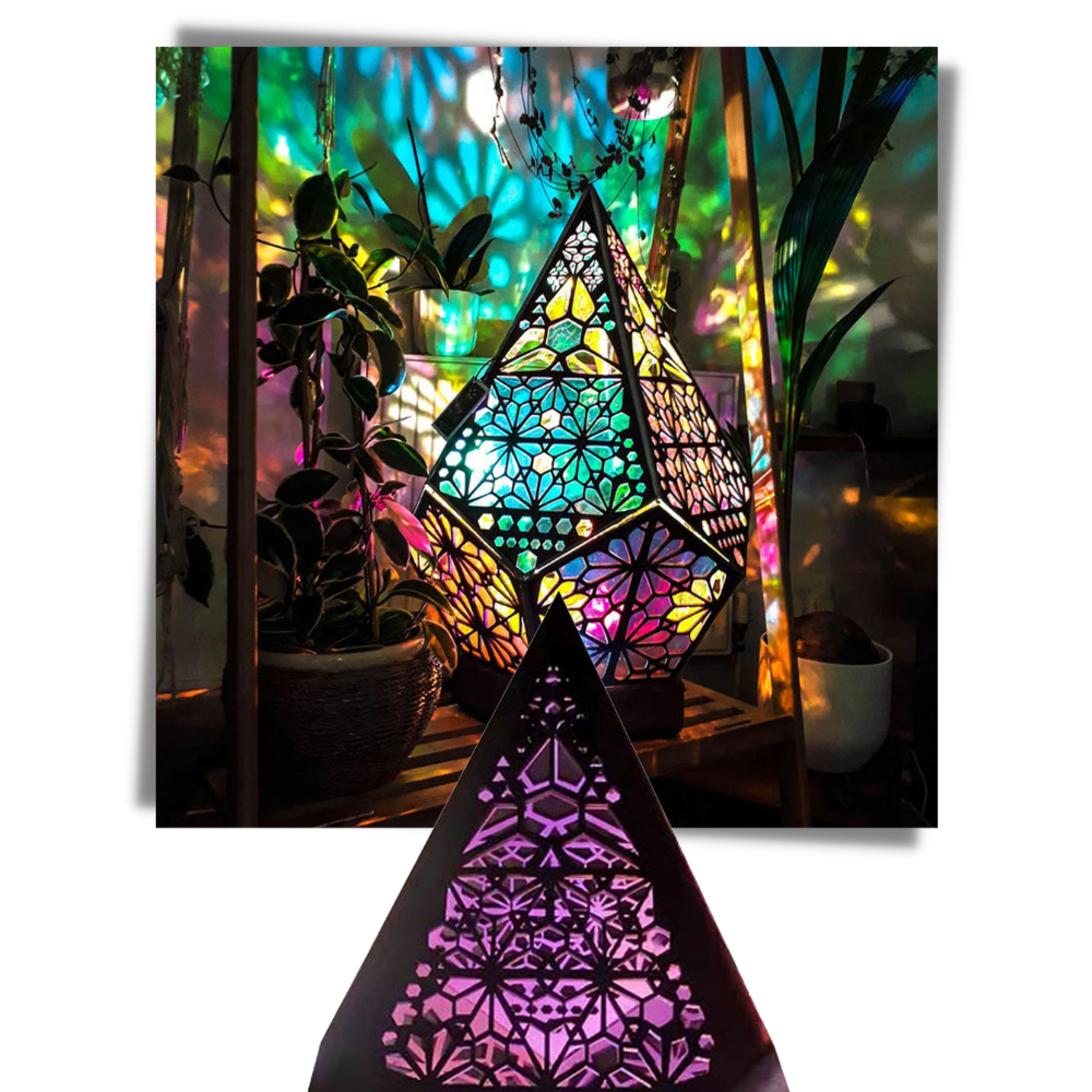 Lampadaire LED style bohème