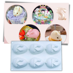 Moule en silicone en forme de mini-lapin