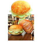 Coussin en forme de burger