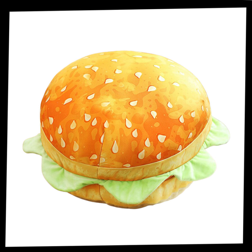 Coussin en forme de burger