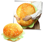 Coussin en forme de burger