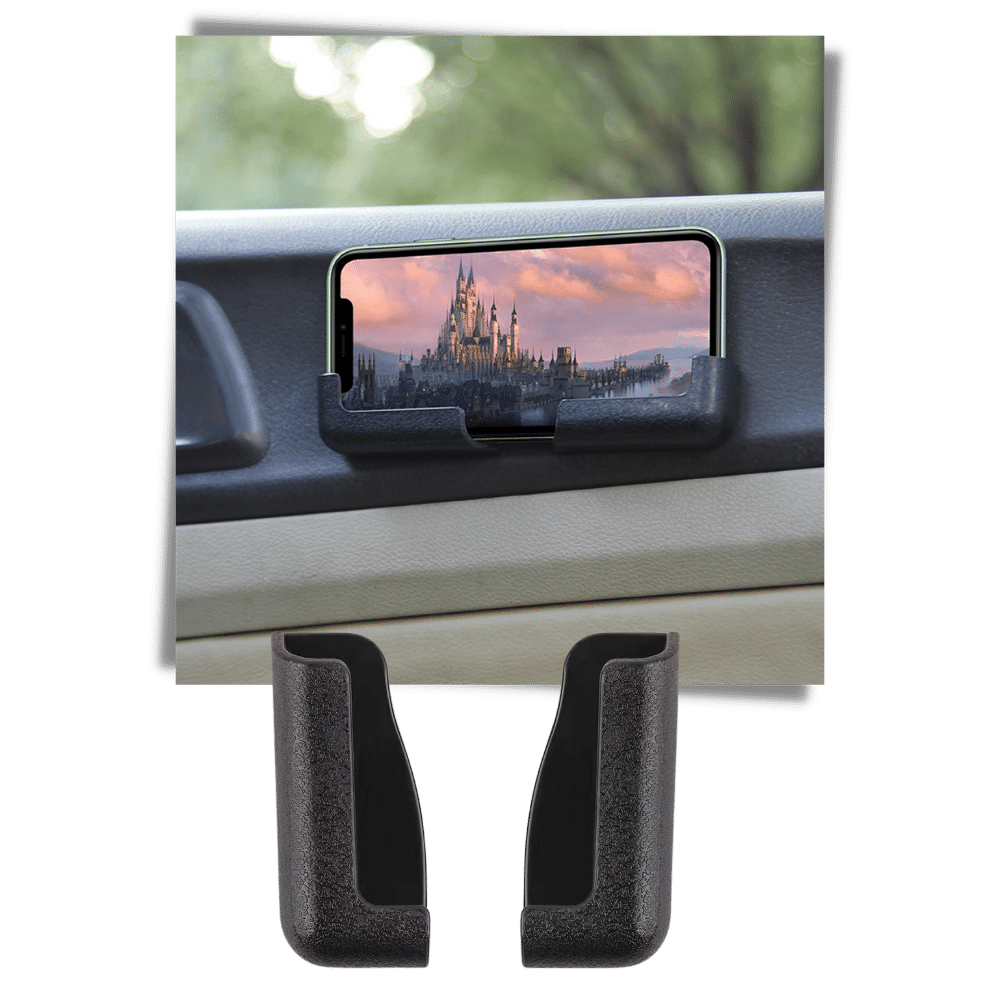 Pack de 2 Supports de téléphone adhésifs pour voiture
