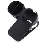 Porte-gobelet double à clipser