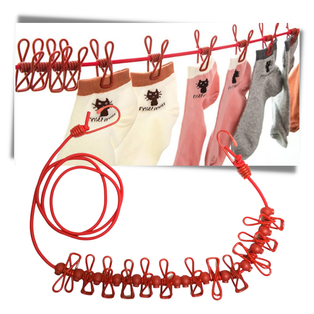 Corde à linge de camping extensible (4m)