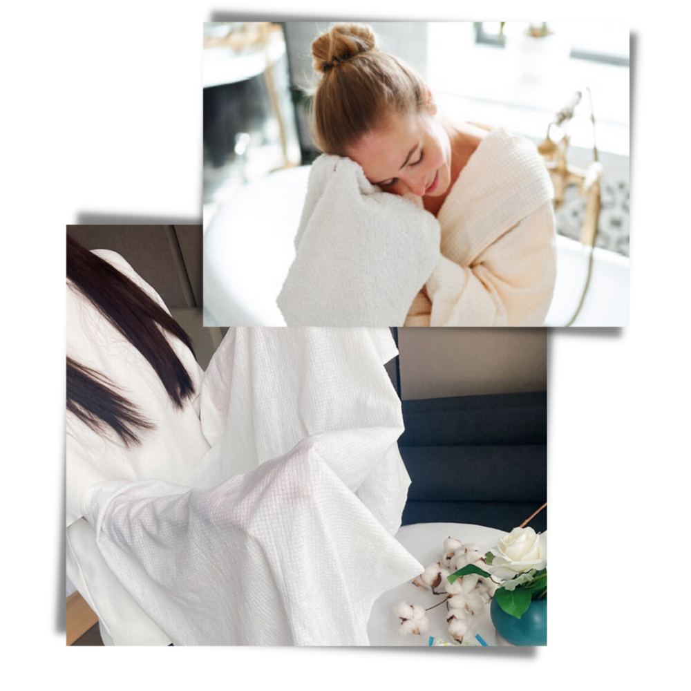 Grande serviette de voyage jetable