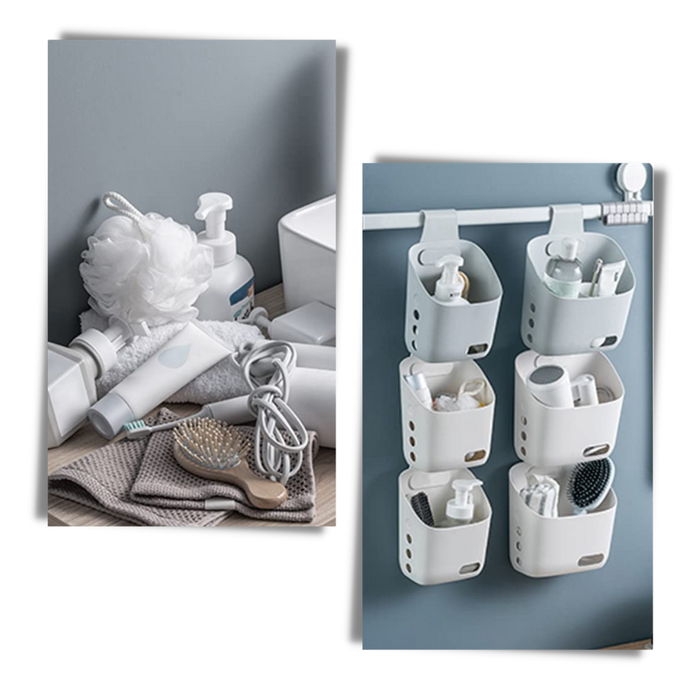 Pack de 3 paniers de rangement suspendus