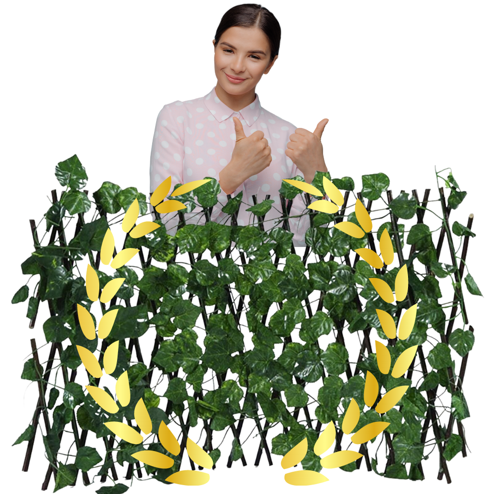 Clôture végétale artificielle rétractable