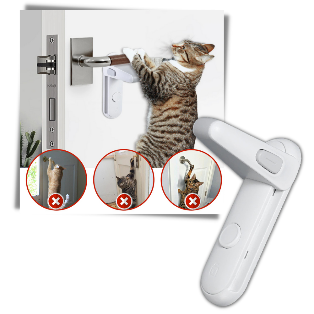 Serrure pour poignée de porte