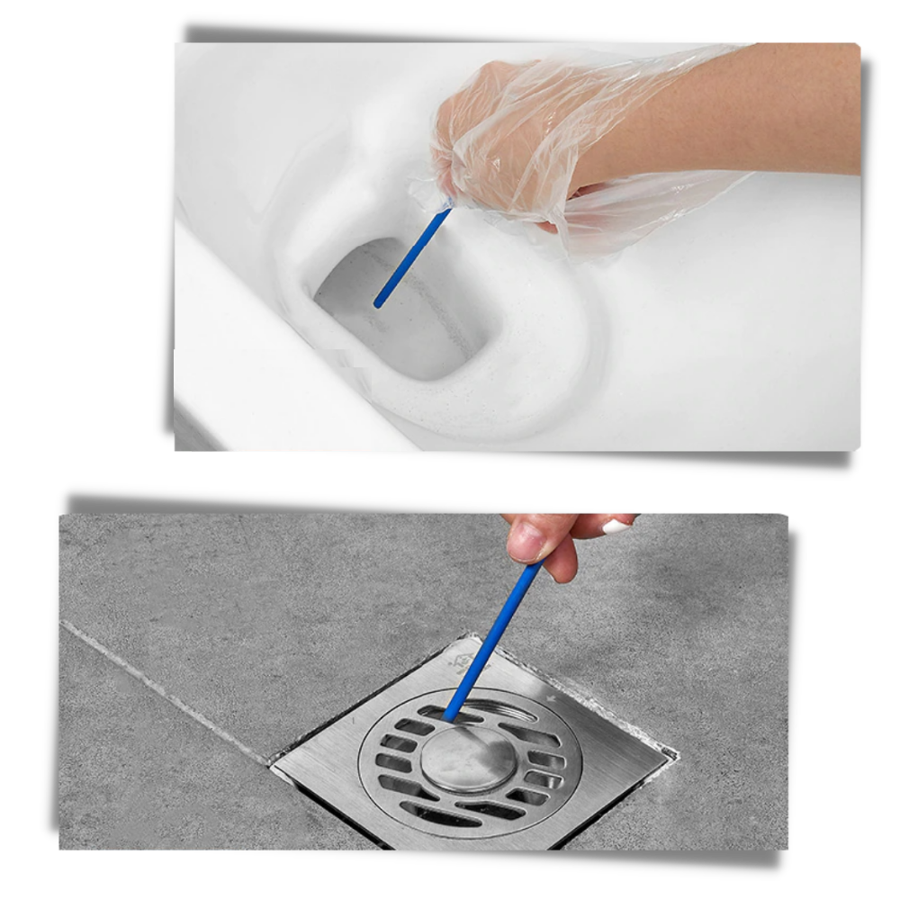 Lot de 12 bâtonnets de nettoyage pour évier