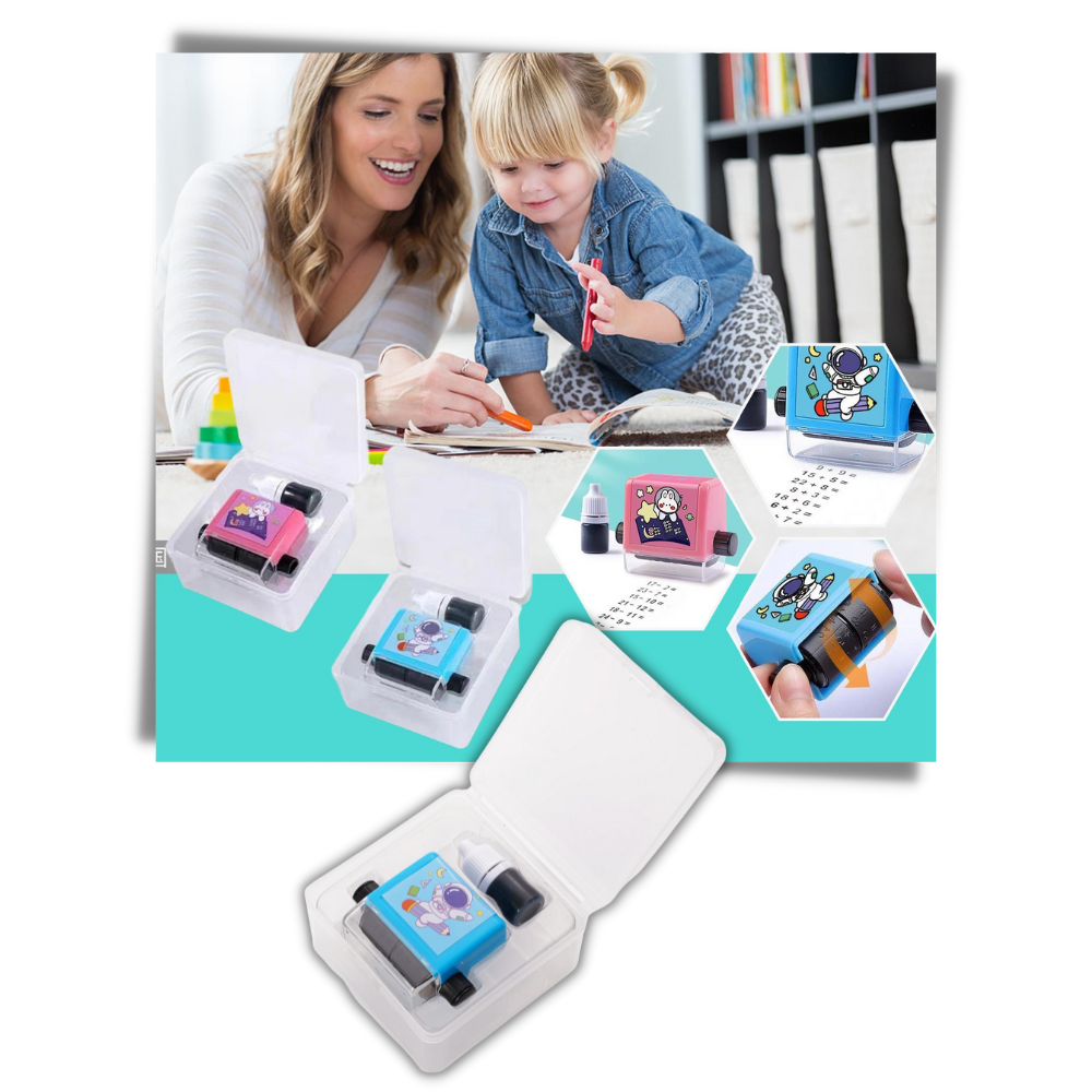 Tampon d'exercice de mathématiques