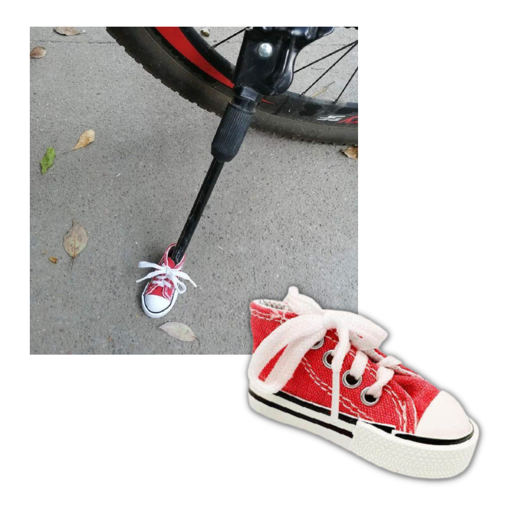 Mini chaussure pour support de vélo