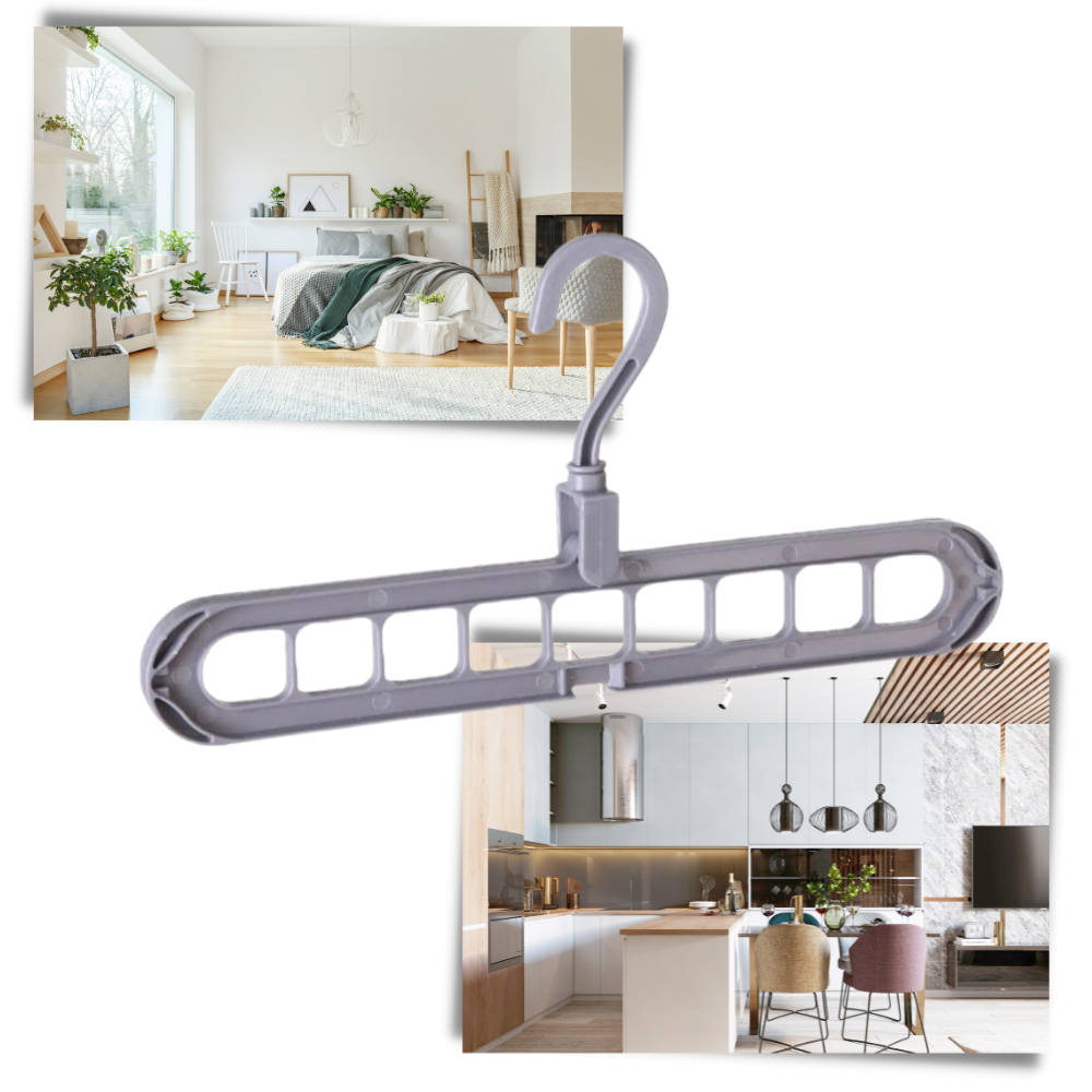 Lot de 2 cintres gain de place