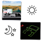Tapis antidérapant et support de téléphone pour voiture