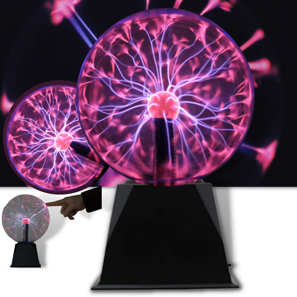 Lampe boule plasma magique