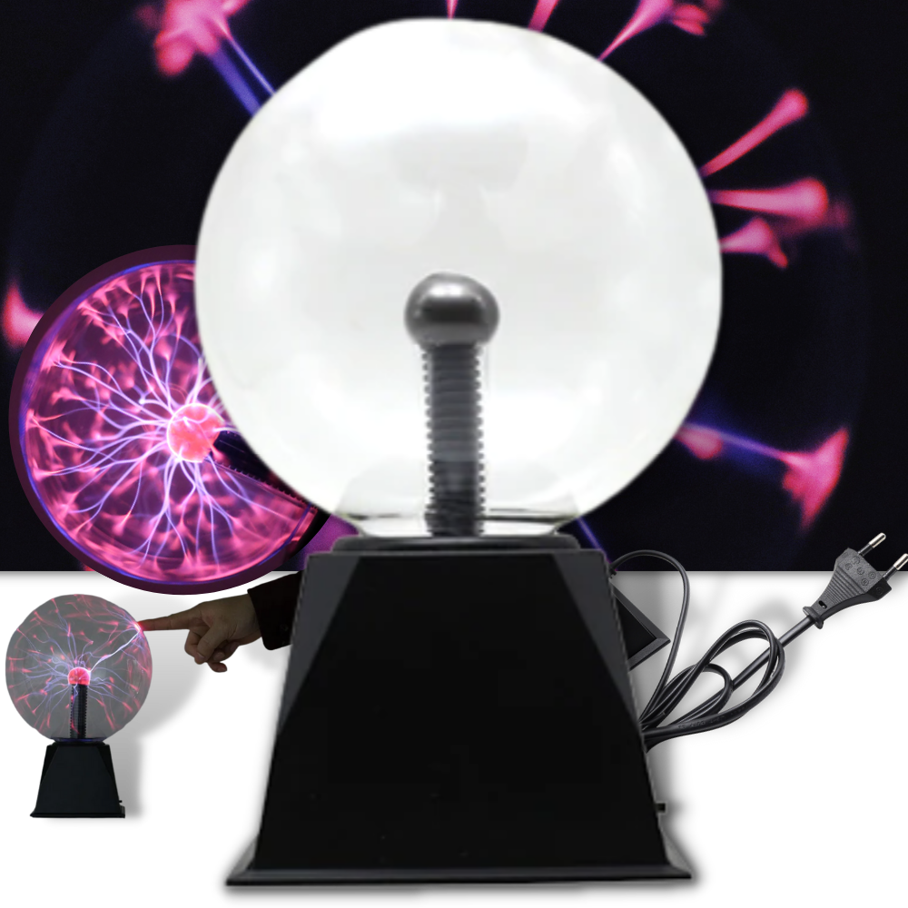 Lampe boule plasma magique
