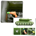 Char d'assaut gonflable pour piscine