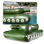 Char d'assaut gonflable pour piscine