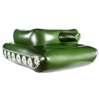 Char d'assaut gonflable pour piscine