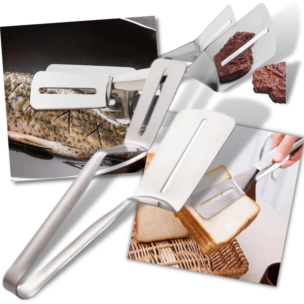 Spatule et pinces en acier inoxydable