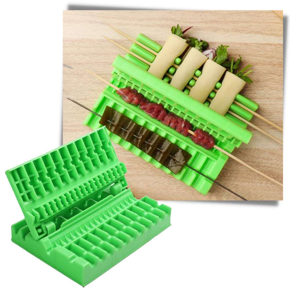 Appareil à brochettes et à kebabs pour barbecue