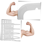 Panier à linge mural pliable en plastique