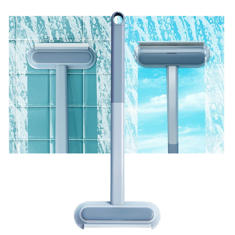 Nettoyeur de vitres manuel et éliminateur de duvets