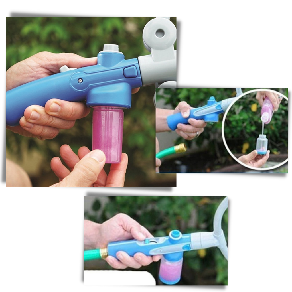 Douche à 360° pour animaux de compagnie