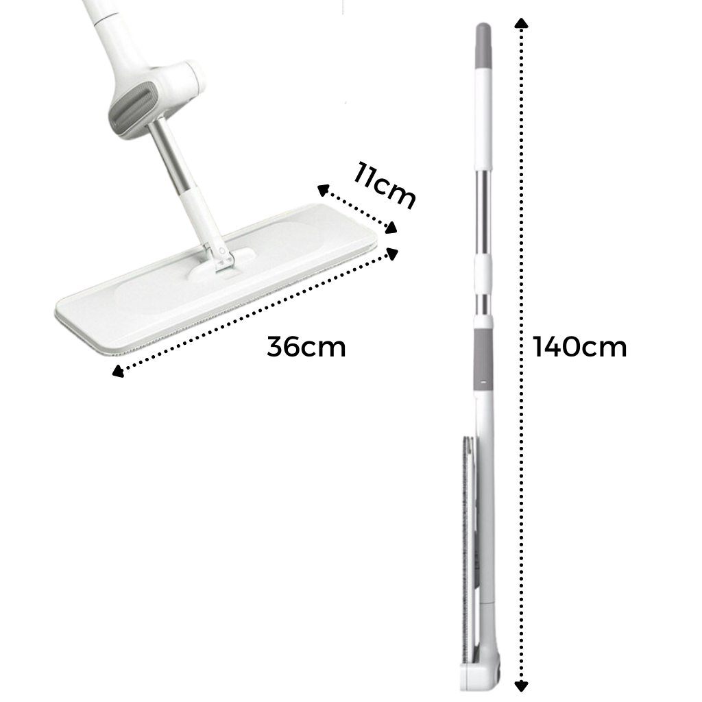 Balai à franges rotatif à 360º