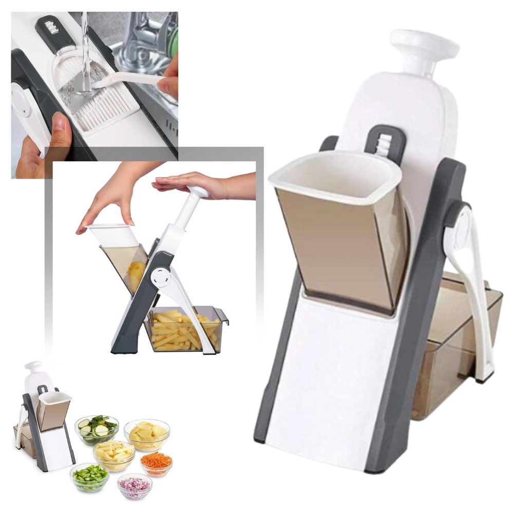 Mandoline verticale 4 en 1