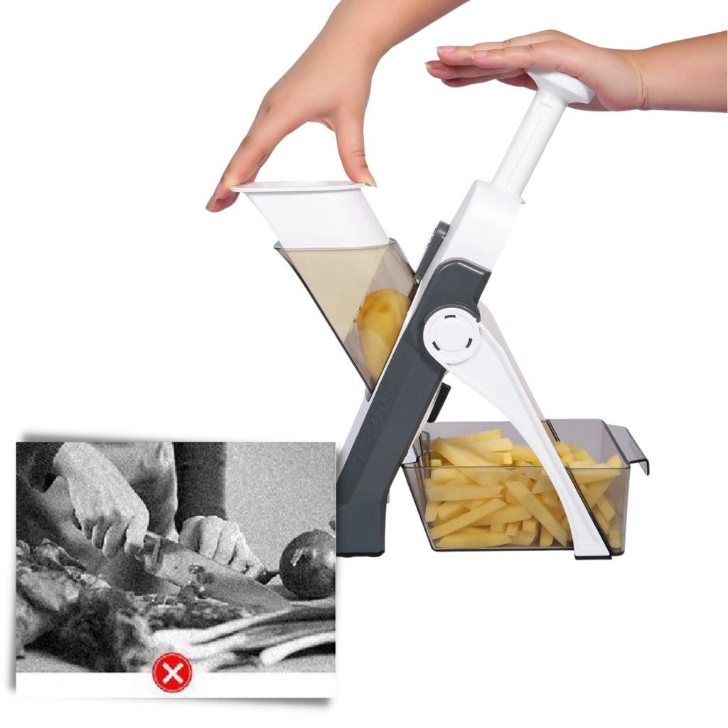 Mandoline verticale 4 en 1