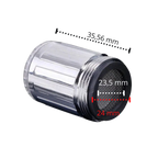 Buse de robinet avec capteur de température à couleur changeante