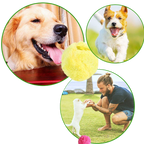 Balle rotative automatique pour chien avec 4 housses