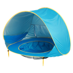 Tente de plage portative pour bébé avec mini-piscine