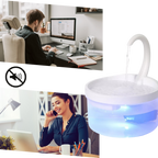 Fontaine d'eau automatique pour chat avec lumière LED