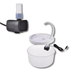 Fontaine d'eau automatique pour chat avec lumière LED