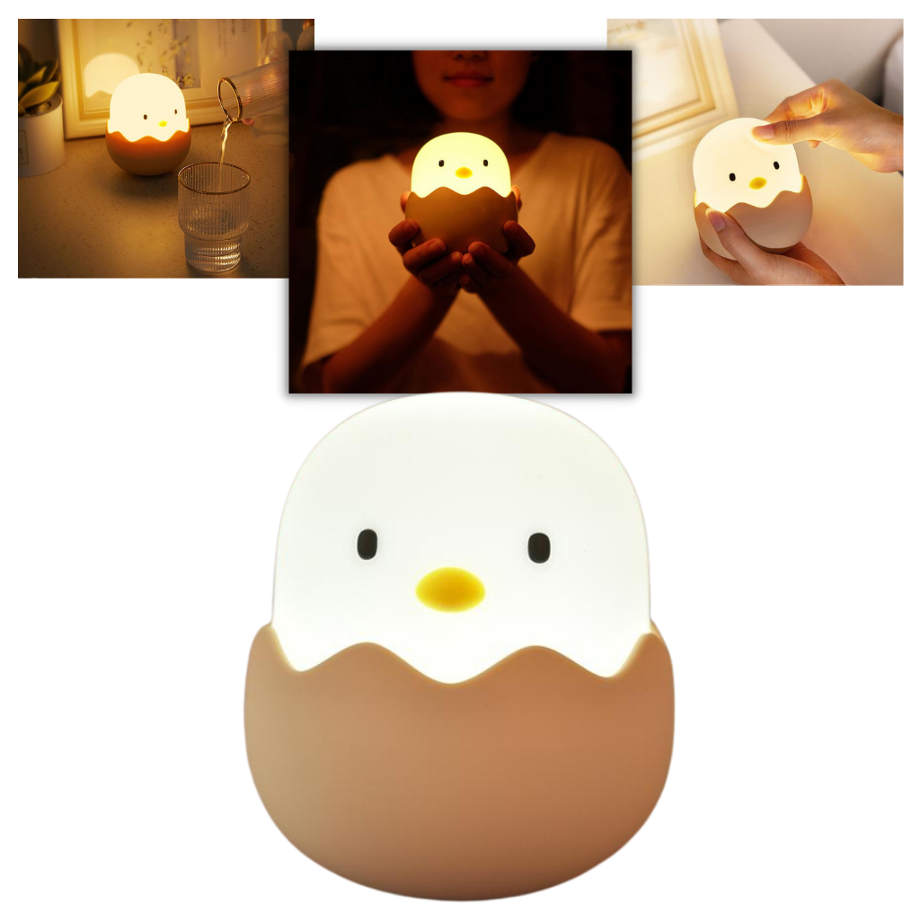 Lampe de nuit en forme de poussin