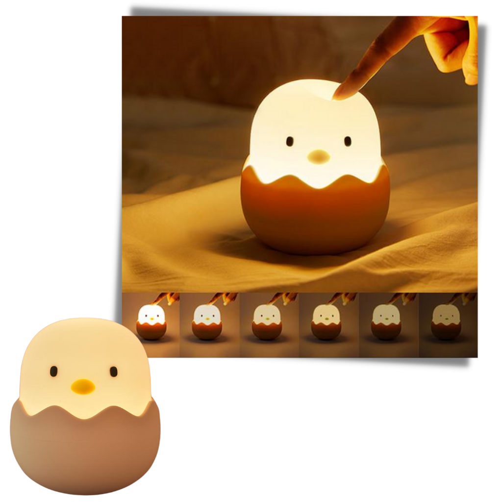 Lampe de nuit en forme de poussin