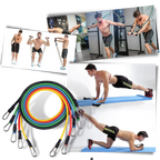 Jeu complet de bandes de résistance (11 pièces)