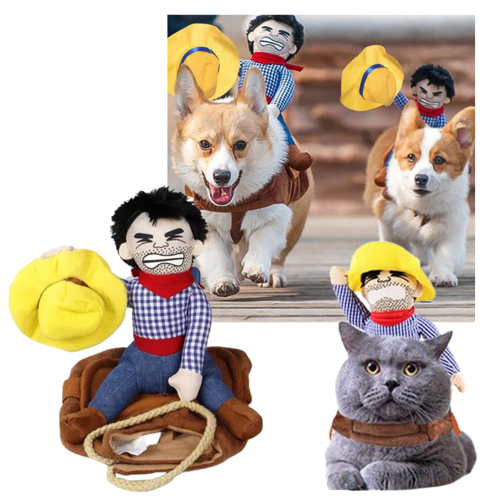 Déguisement de cow-boy pour chien