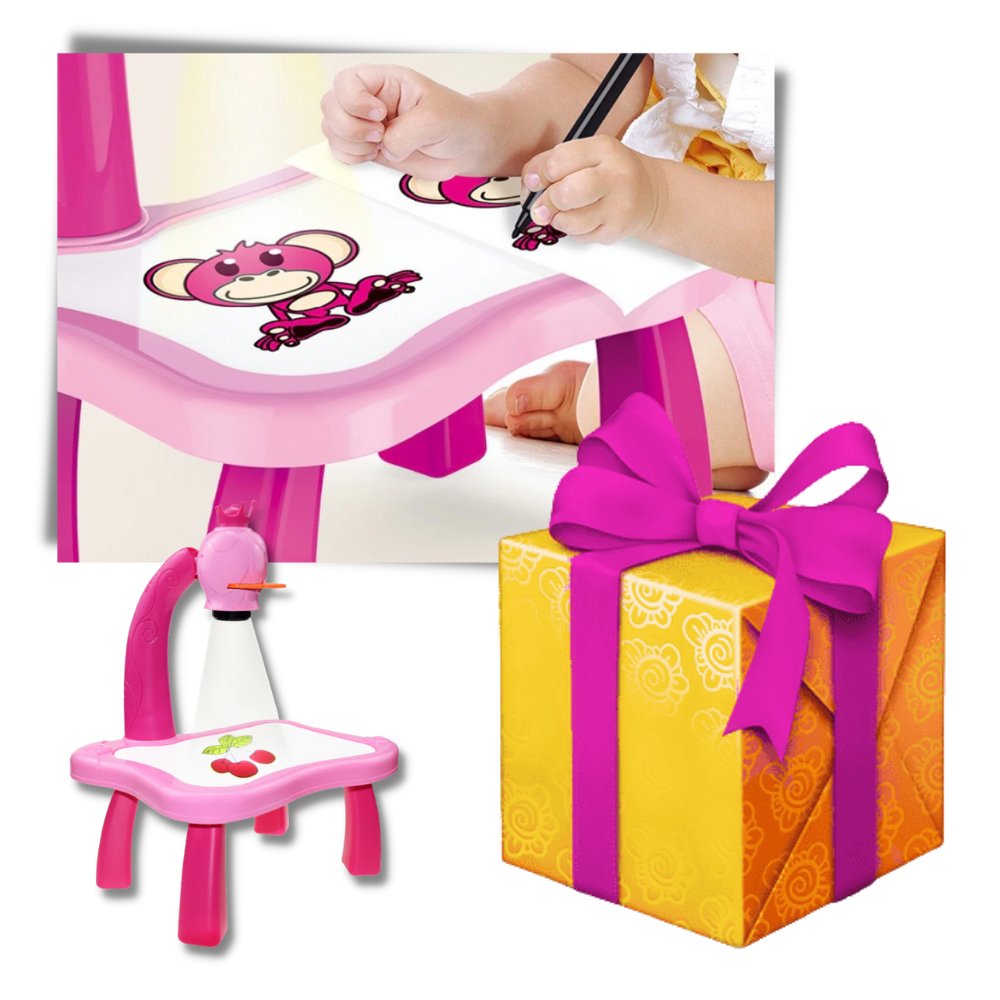 Planche à dessin de projection pour enfants