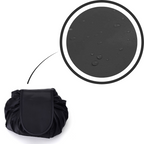Pochette à maquillage pliable avec cordon de serrage