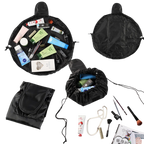 Pochette à maquillage pliable avec cordon de serrage