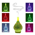 Diffuseur d'huiles essentielles en forme de vase avec le motif des feux d'artifice