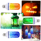 Lampe à flamme LED scintillante