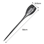 Lampe torche solaire à LED avec flamme