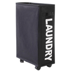 Panier à linge portable à roulettes