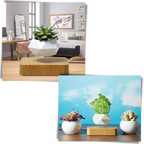 Pot à plante flottant en lévitation