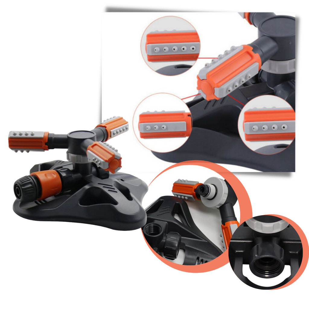 Dispositif d'arrosage réglable à 360