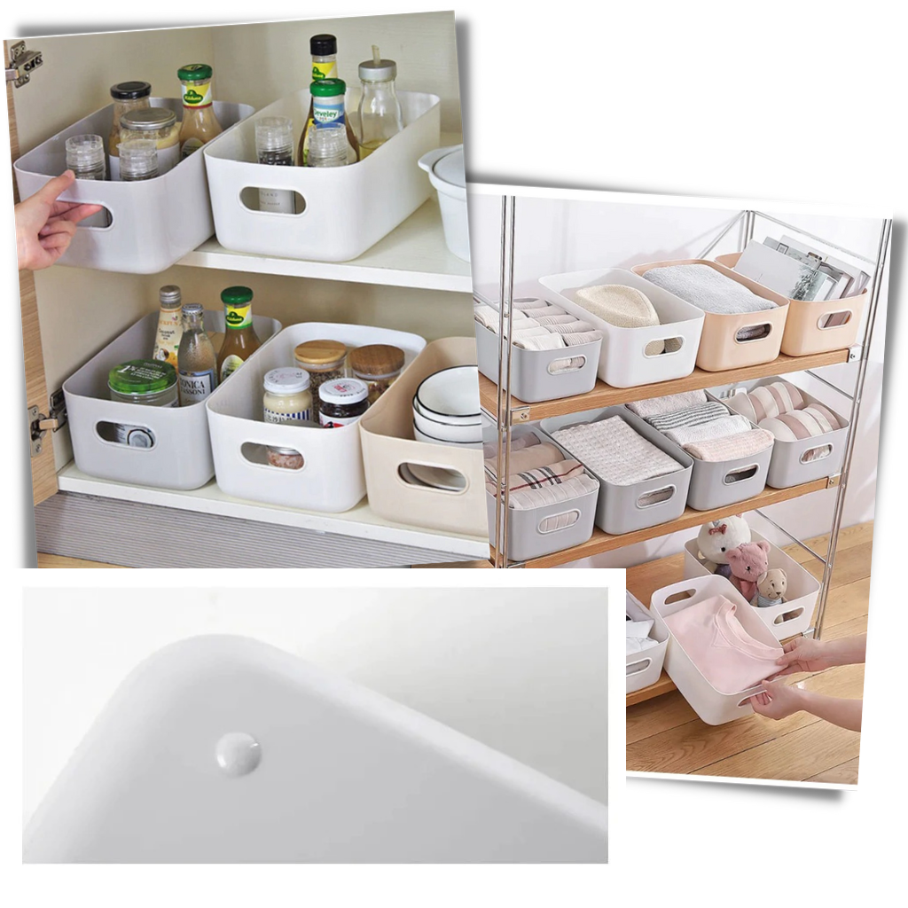 Panier de rangement polyvalent en plastique