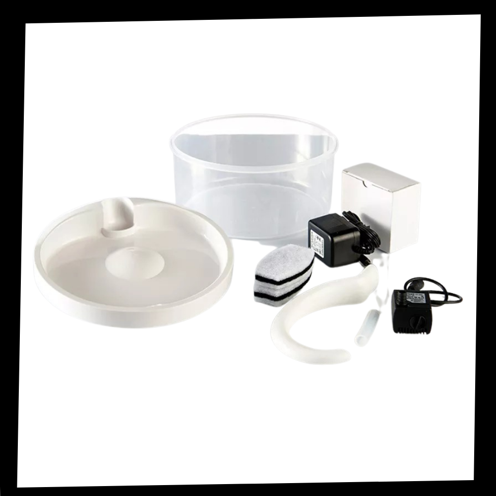 Fontaine d'eau automatique pour chat avec lumière LED